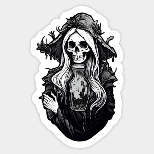 Halloween witch bottle Sticker